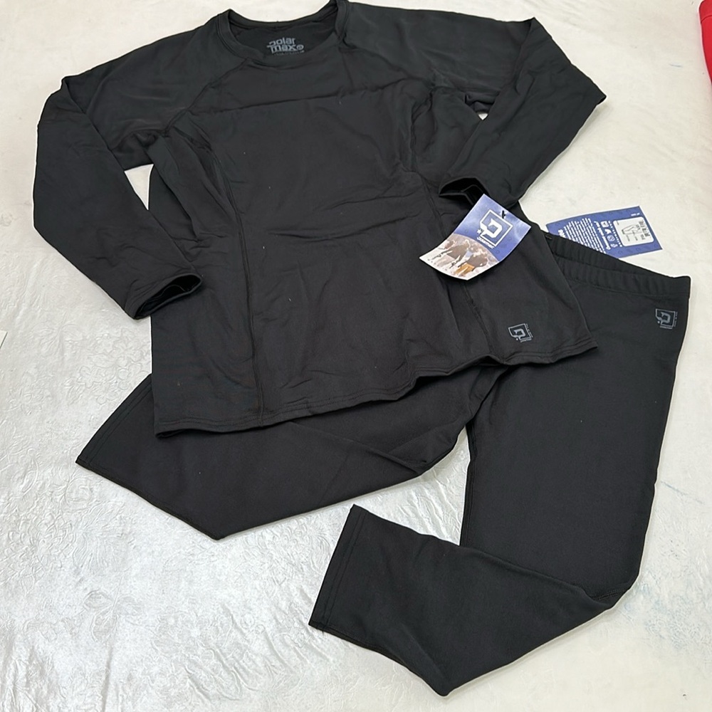 Polarmax (4) HEAVYWEIGHT BASELAYER SET - black